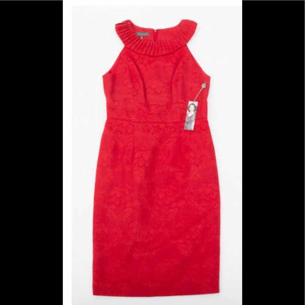 KRISTIN DAVIS WOMEN'S RED DRESS
